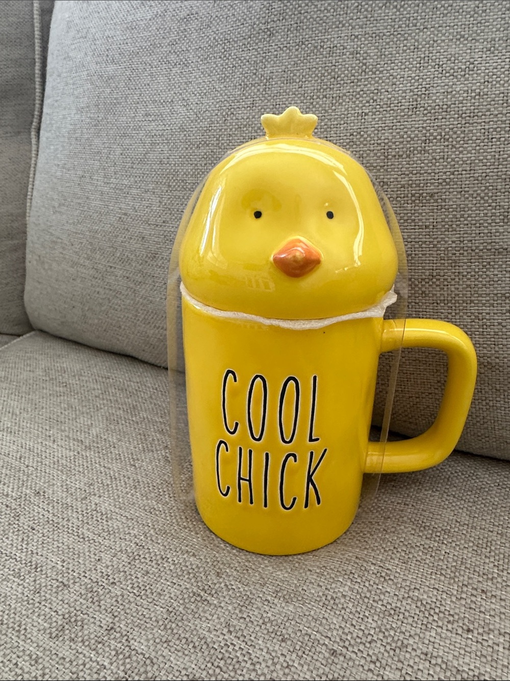 NWT B Harbor Collection Easter Lidded Mug “Cool Chick”